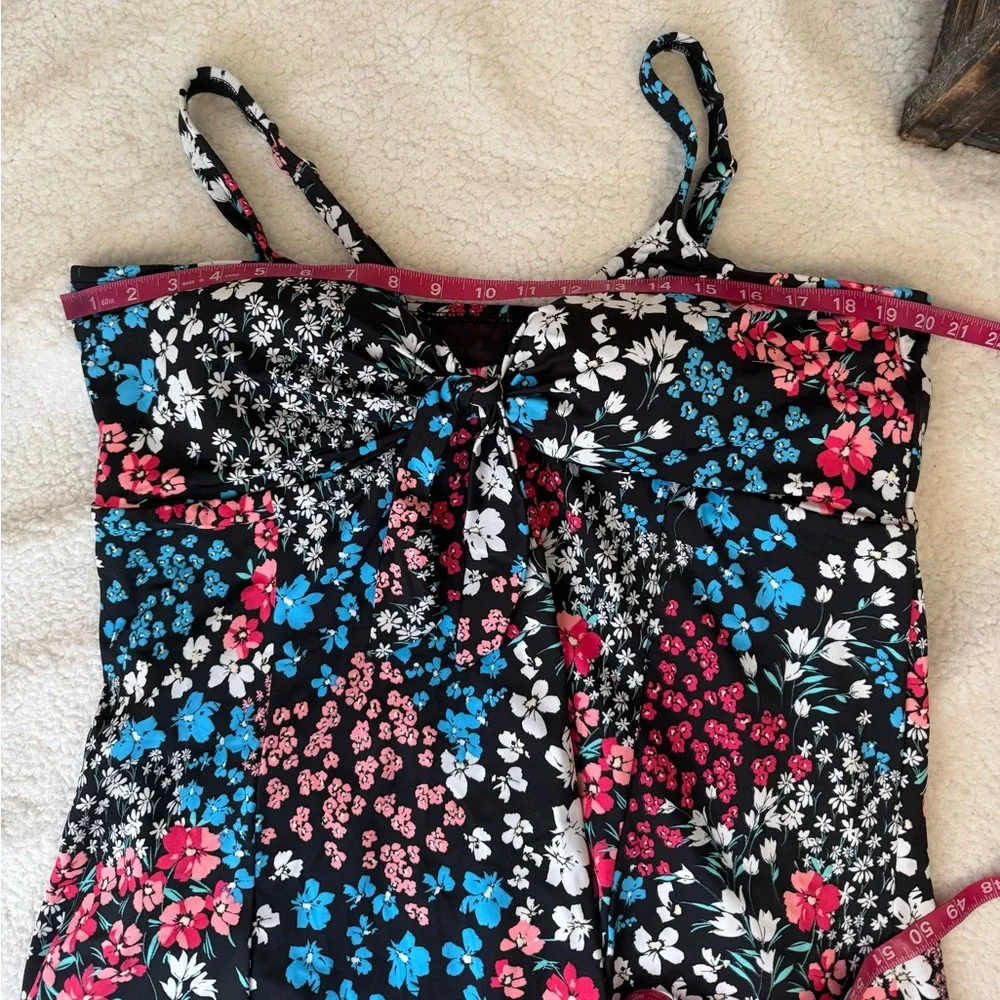 Swim Solutions floral swim dress - Picture 5 of 13